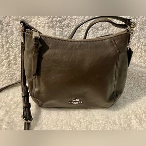 Coach Dark Brown Leather Crossbody Bag